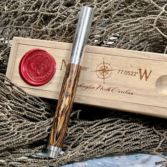 Bocote Wood and Raw Aluminum