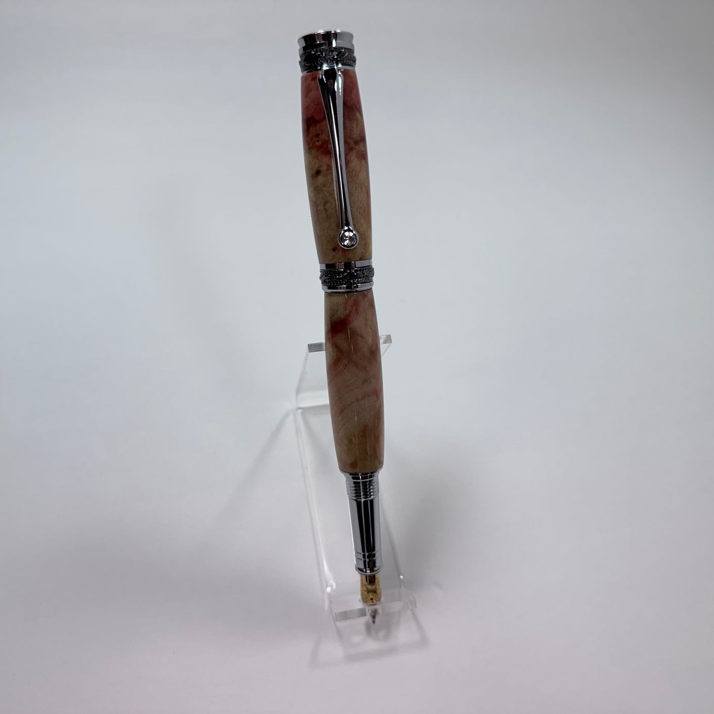 Fountain Pen With Crystal Clip