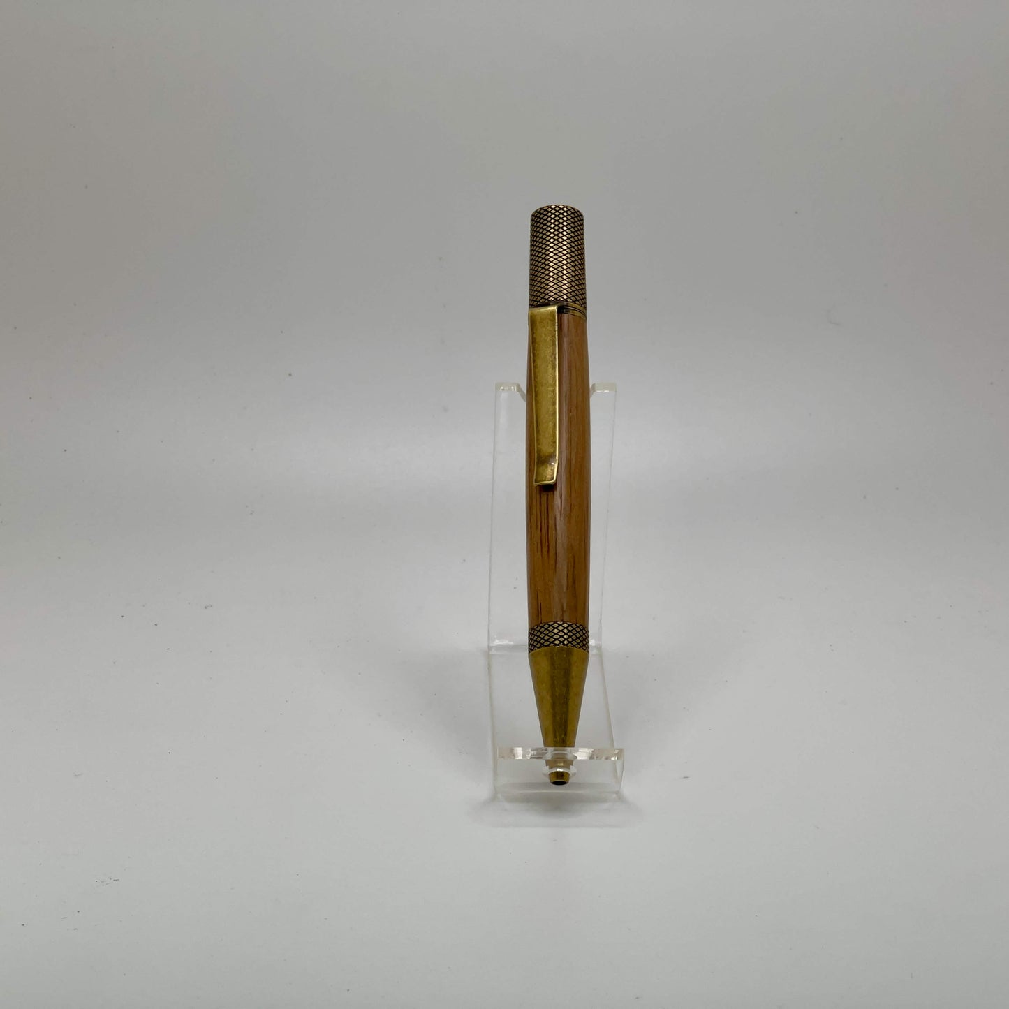 Exemplar antique brass pen front side