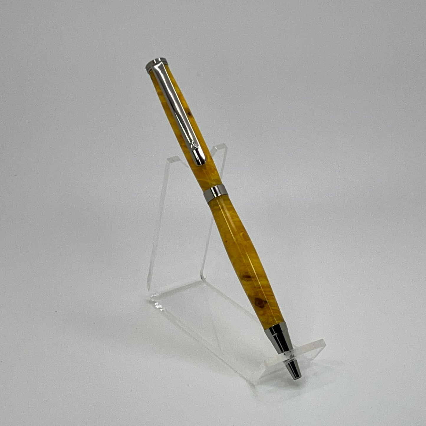 Handcrafted Yellow Ballpoint Pen