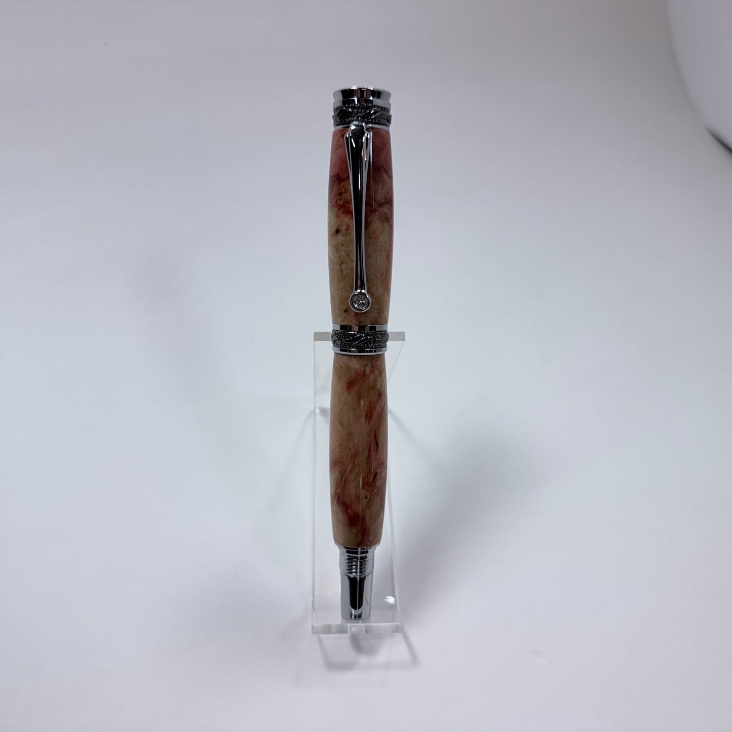Fountain Pen With Crystal Clip