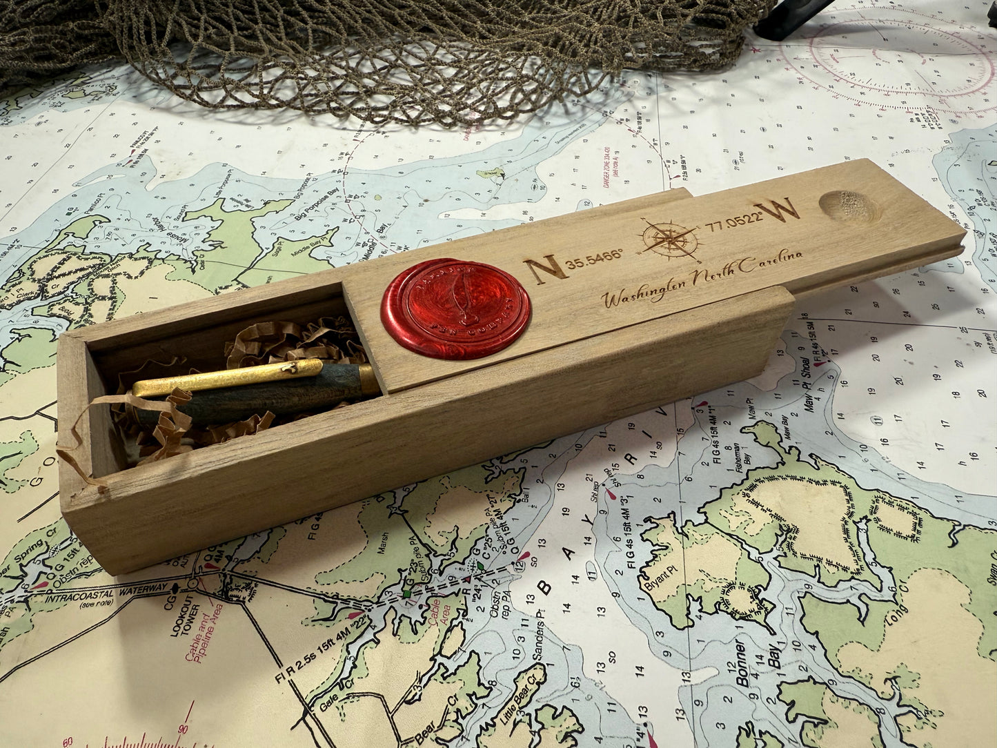 Wooden Pen Box