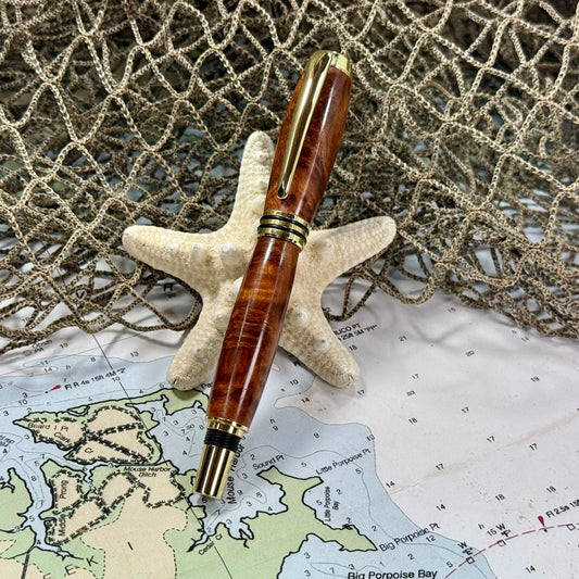 Classic Rollerball | Thuya Burl | Gold