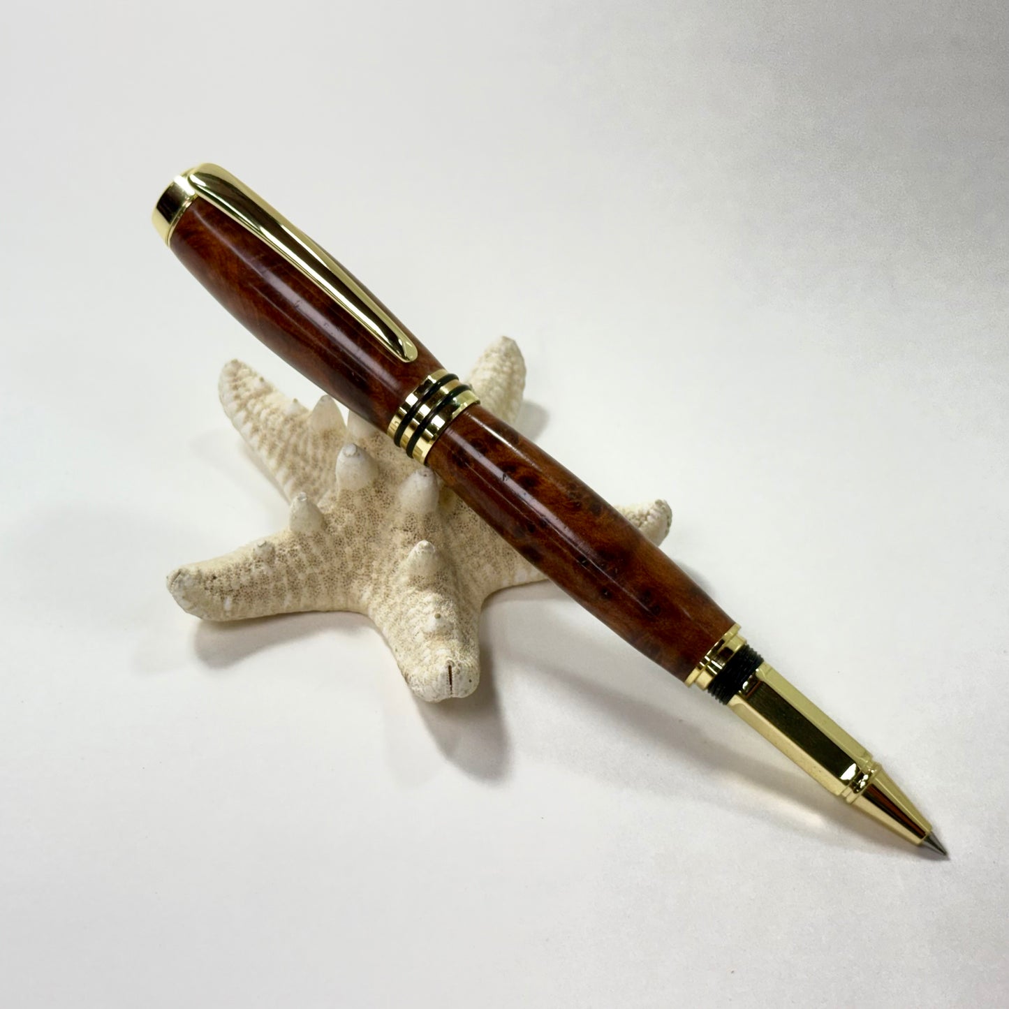 Classic Rollerball | Thuya Burl | Gold
