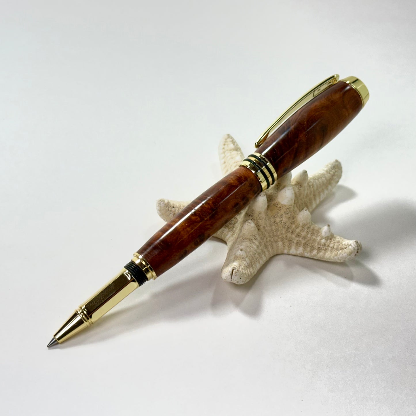 Classic Rollerball | Thuya Burl | Gold