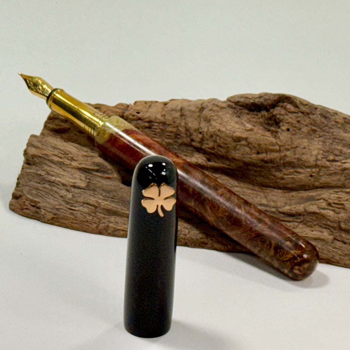 Amboyna Burl | Handcrafted | Fountain Pen