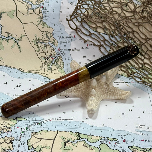 Amboyna Burl | Handcrafted | Fountain Pen