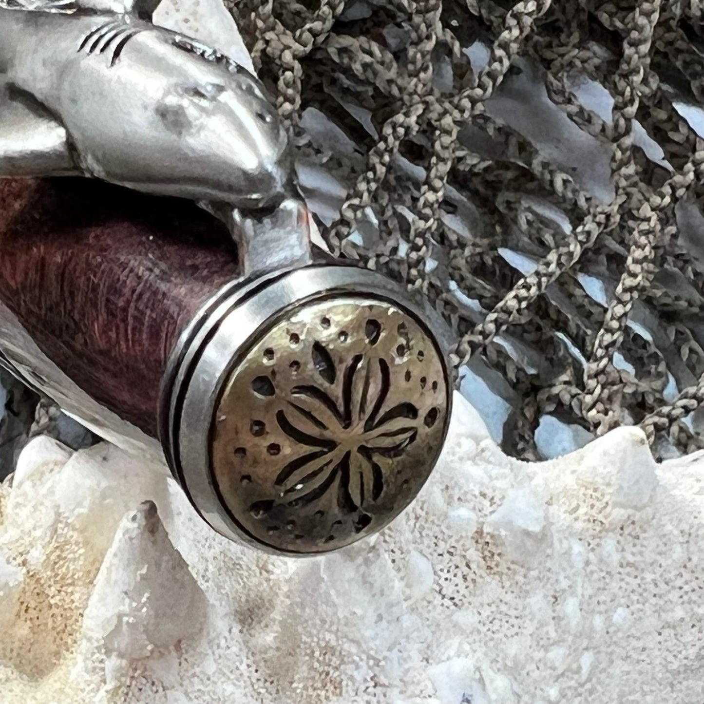 Pewter Shark Roller Ball Pen