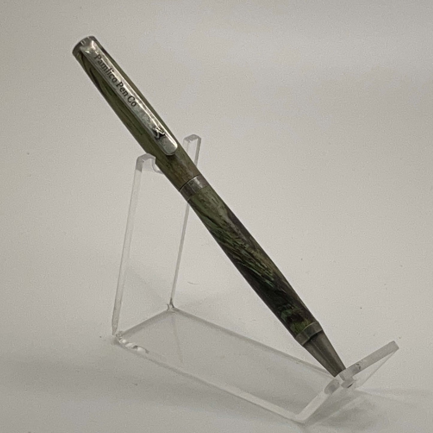 Handcrafted Vintage Look Green Ballpoint Pen