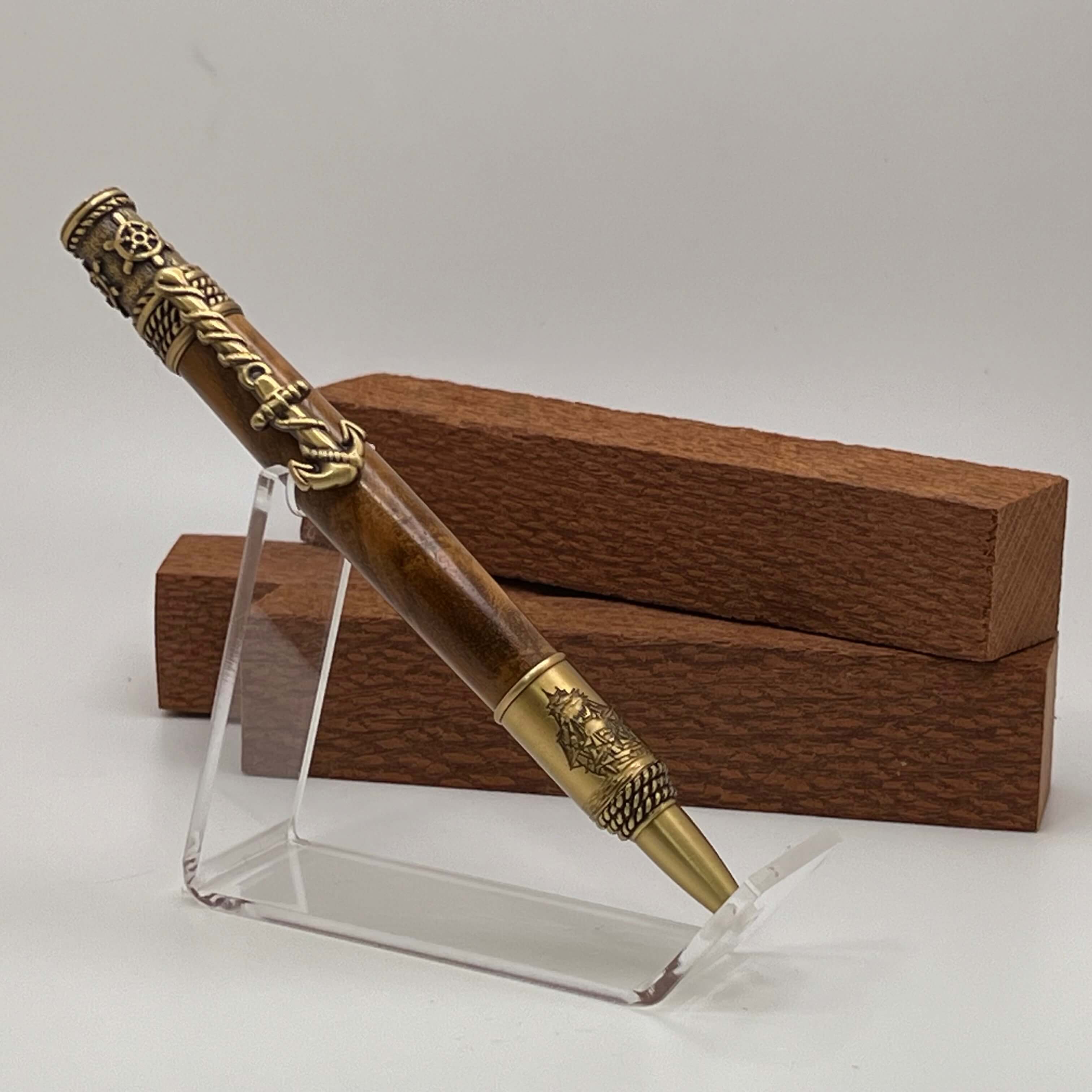 Nautical Handmade Ballpoint Pen top