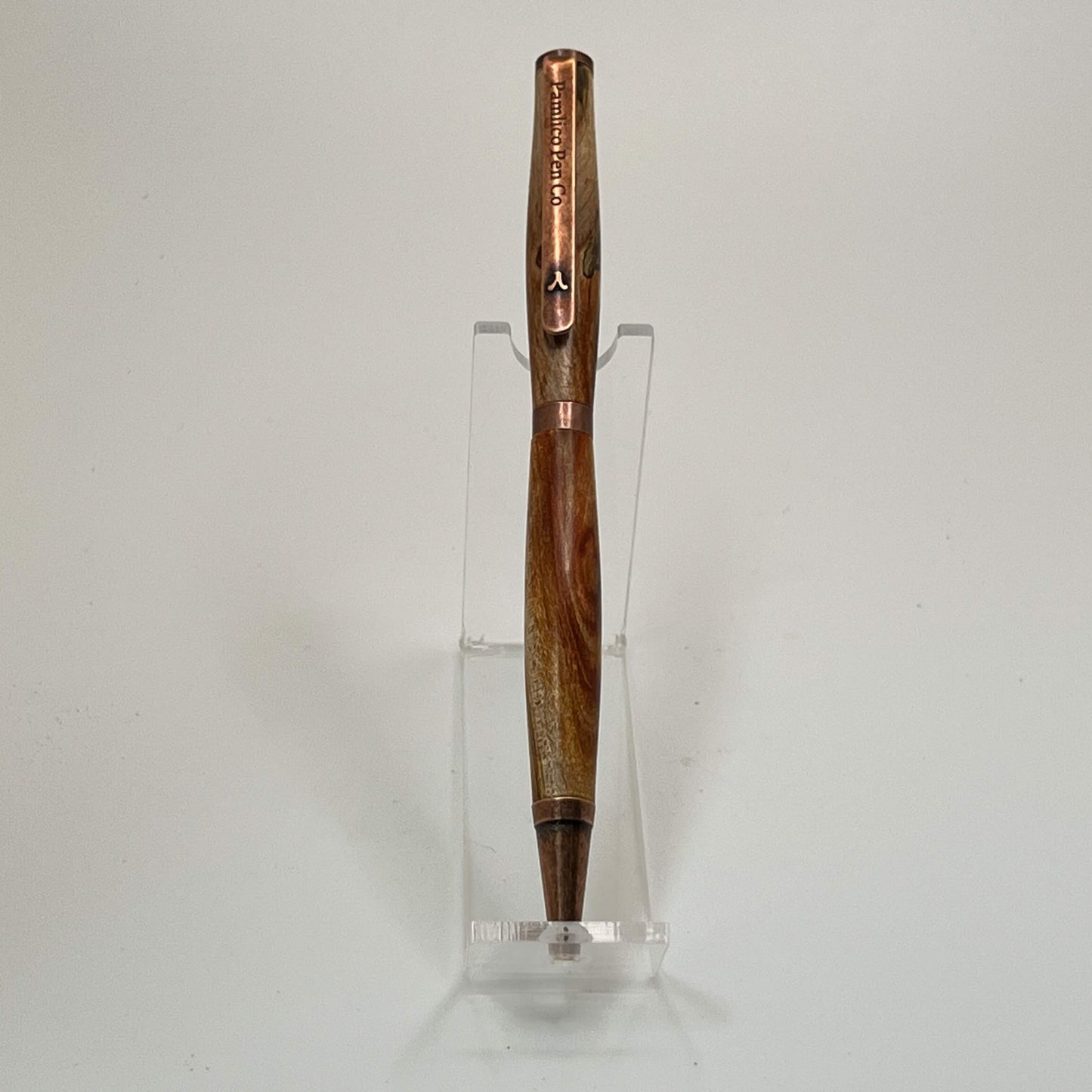 Artisan Made Writing Pen With Copper and Orange Hues