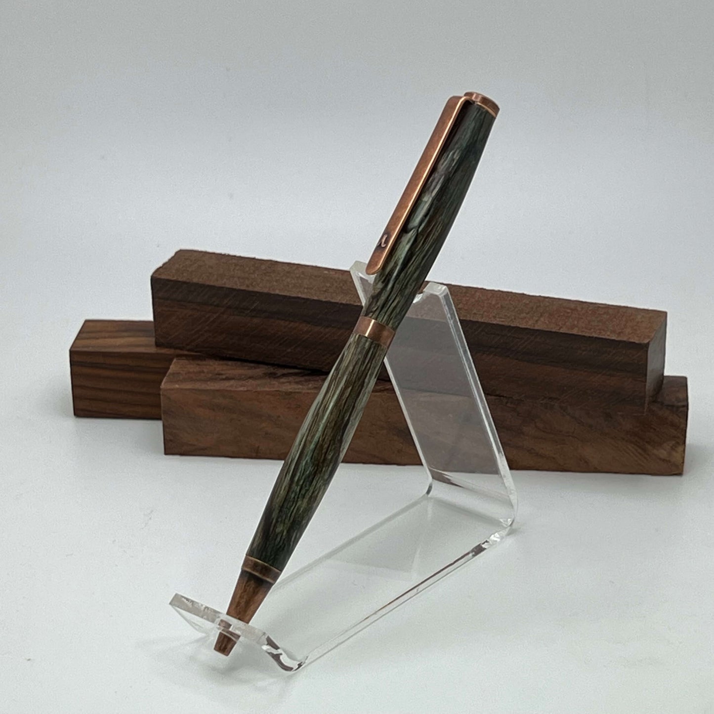 Handcrafted Antique Copper Slimline Pen