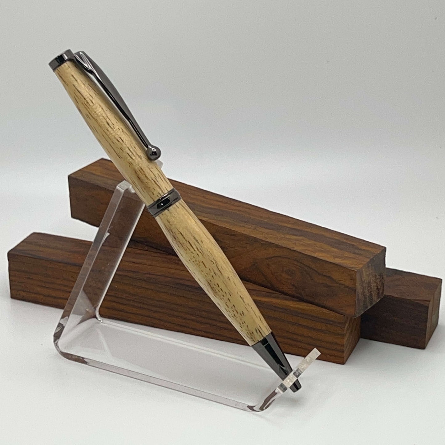 Handcrafted Tamarind Wood pen with gunmetal hardware