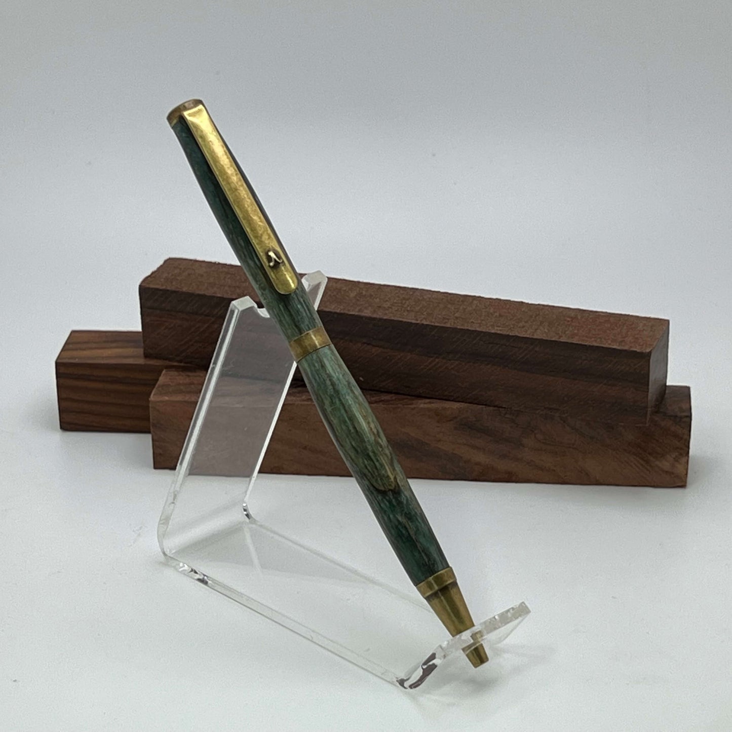 Handcrafted Antique Brass Slimline Pen